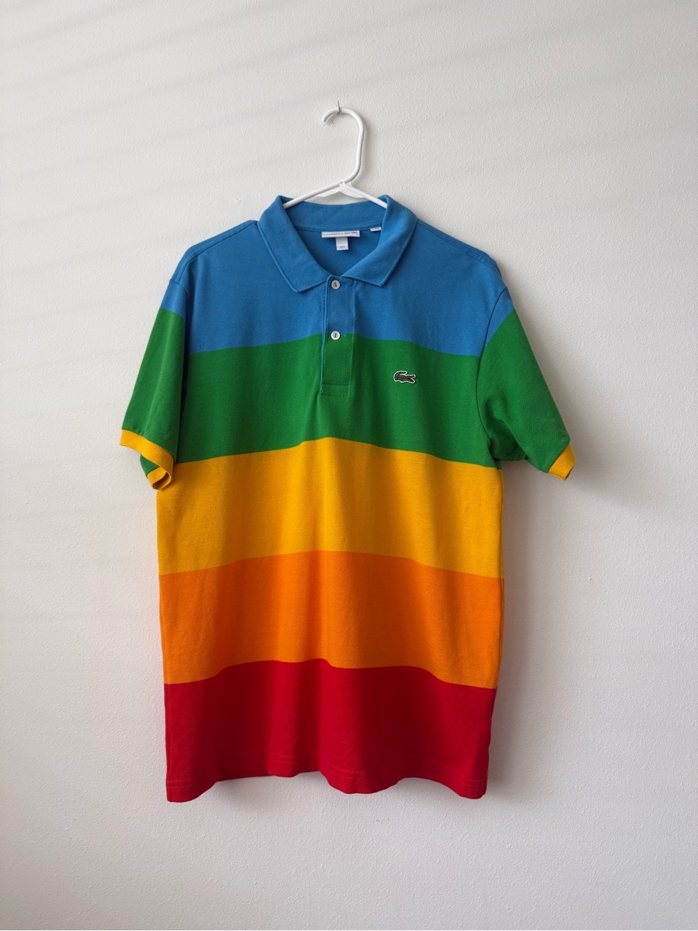 Polaroid x Lacoste Men’s Striped Polo